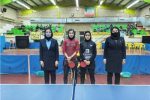 قهرمانی همدان در تور ایرانی تنیس روی میز دختران کشور