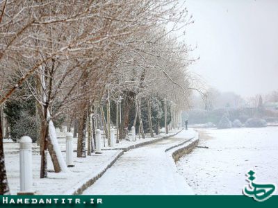 آغاز بارش برف در محورهای استان همدان/آمادگی کامل ۵۶۳ نفر نیروی راهدار